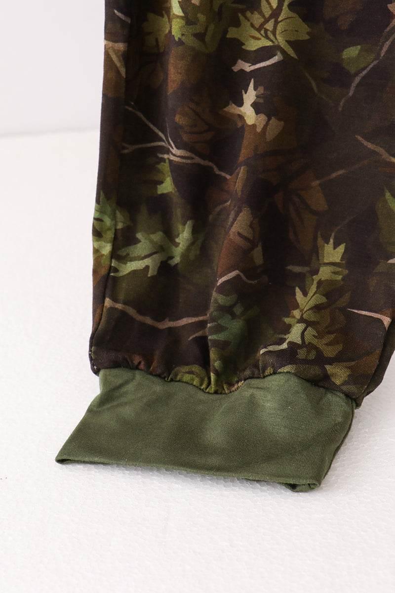 Forest Leaf Camo Bamboo Dad Pants - Essential Southern Charm