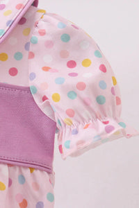 Purple birthday embroidery bubble - Essential Southern Charm