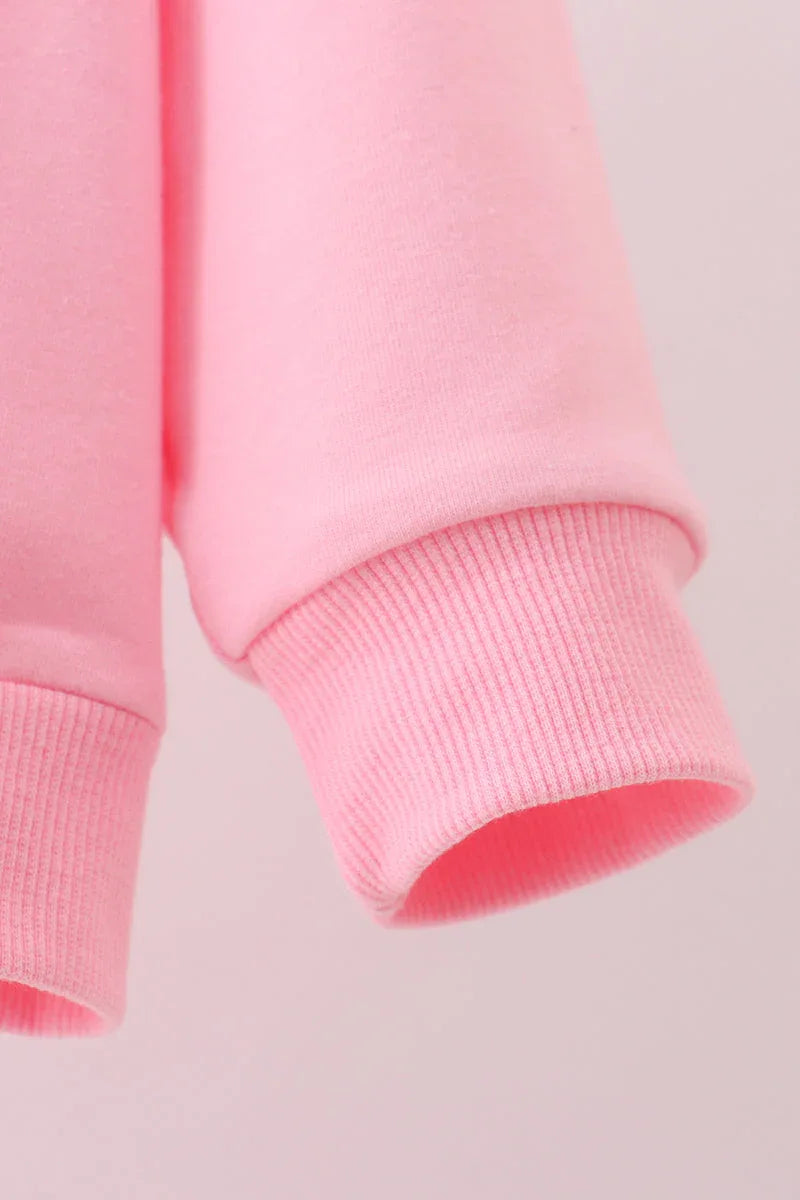Pink hand-sewn bow mom&me sweatshirt - Essential Southern Charm