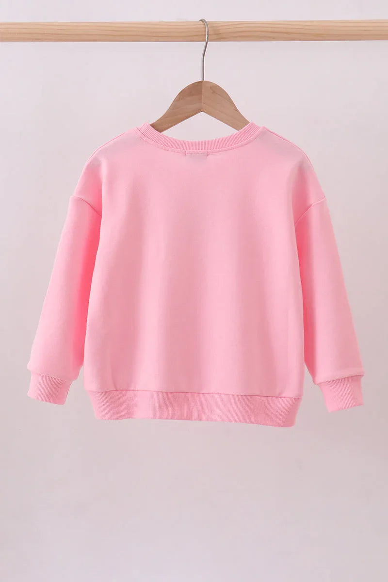 Pink hand-sewn bow mom&me sweatshirt - Essential Southern Charm