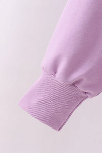Purple hand-sewn bow mom&me sweatshirt - Essential Southern Charm