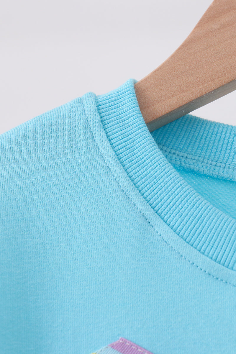 Bow hand-sewn mom&me sweatshirt