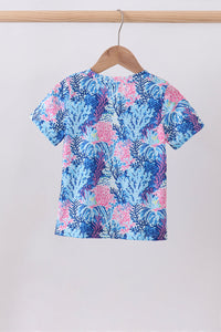 Marine creature print top