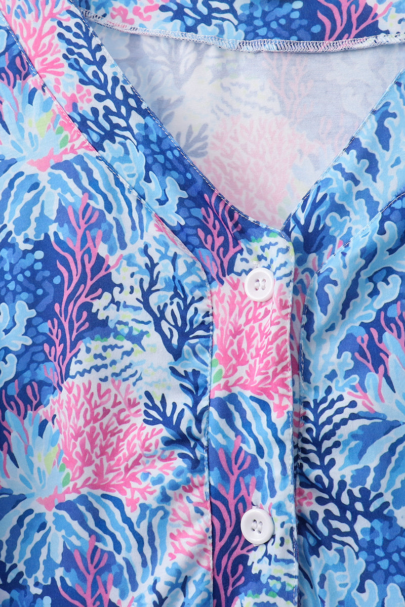 Marine creature print dress