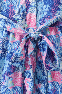 Marine creature print dress