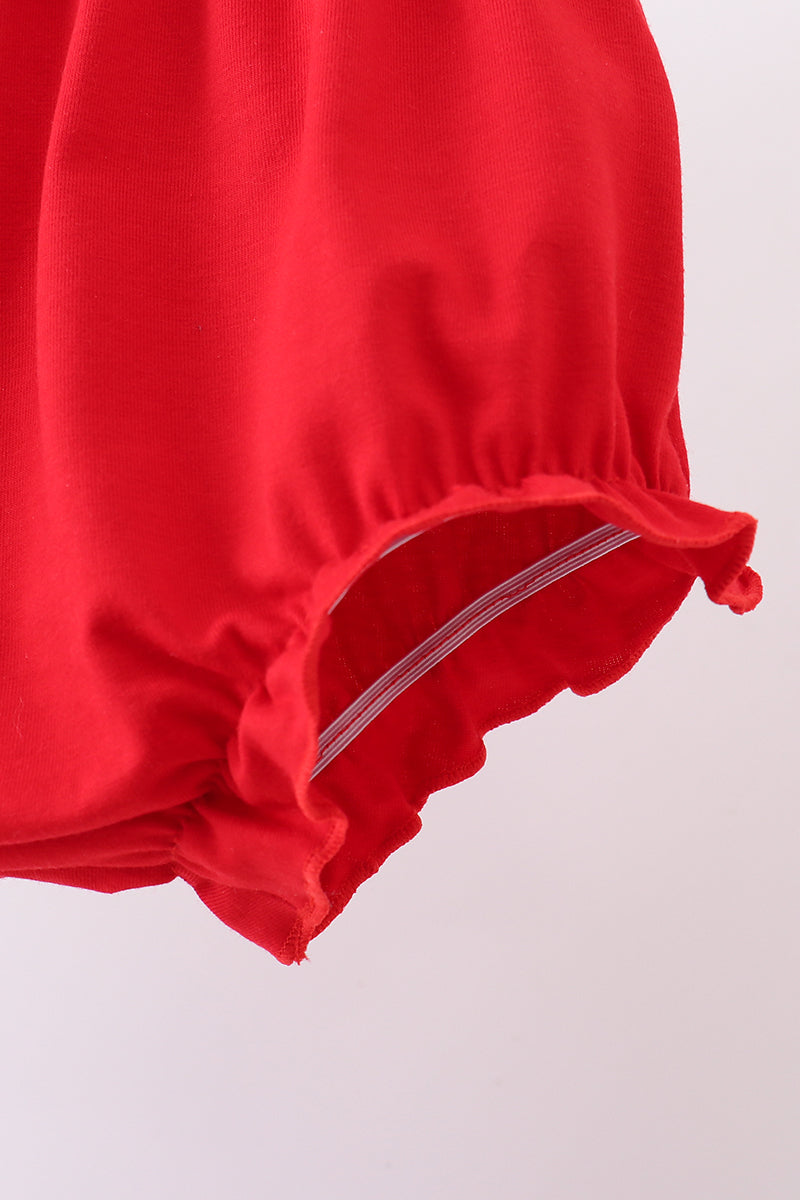 Flag embroidery seersucker bloomer set