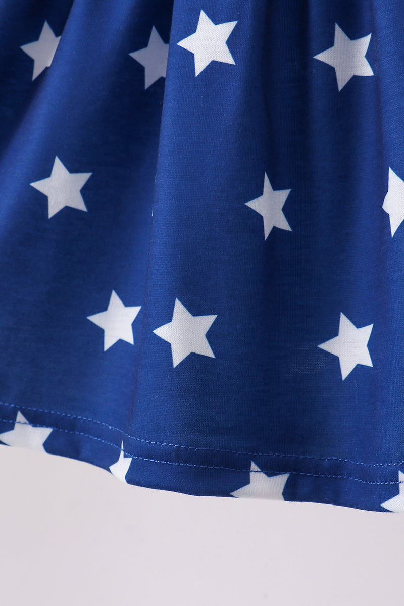 Star smocked bloomer set