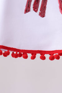 Sequin Bow bloomer set