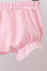 Blue Stripe Bow Bloomer Set
