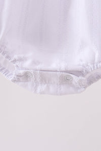 Bow Smocked Jacquard Bubble