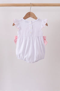 Bow Smocked Jacquard Bubble