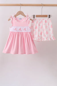 Sailboat Embroidered Knit Set