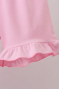 Bow Smocked Swiss Dot Shorts Set