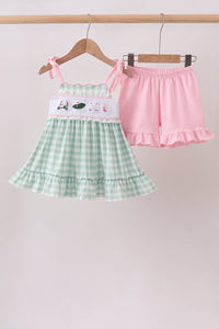 Golf Embroidered Ruffle Set