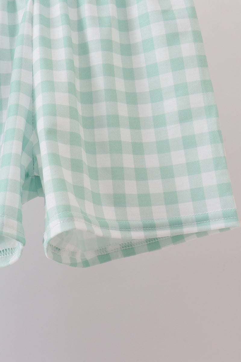 Golf Embroidered Gingham Set