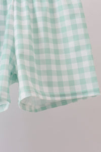 Golf Embroidered Gingham Set