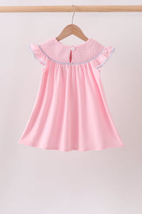 Hydrangea Bow Smocked Dress