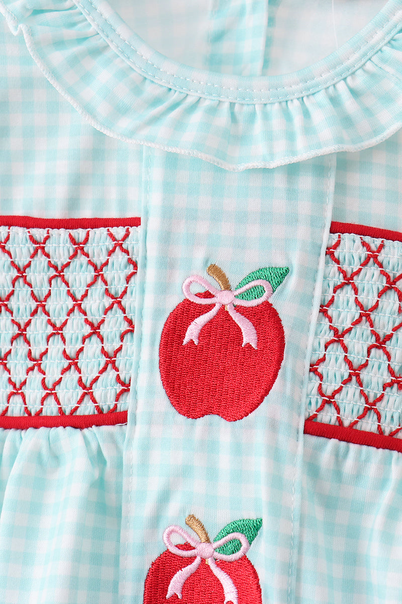 Apple Smocked Bloomer Set
