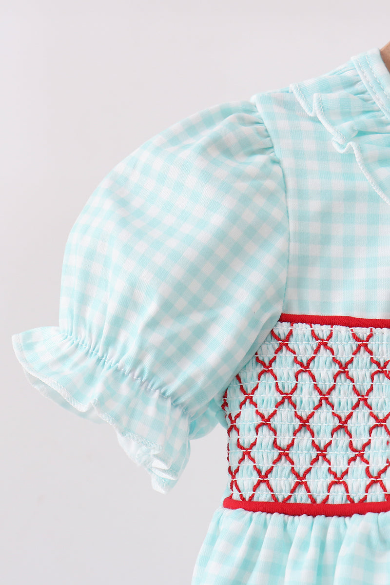 Apple Smocked Bloomer Set