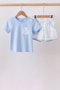 Sailboat Shorts Set
