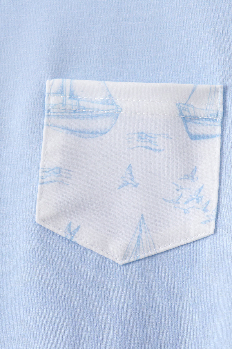 Sailboat Shorts Set