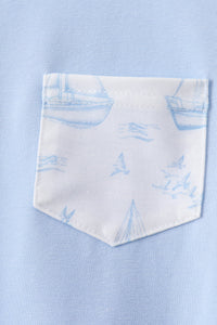 Sailboat Shorts Set