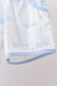 Sailboat Shorts Set