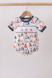 Sailboat Smocked Bubble