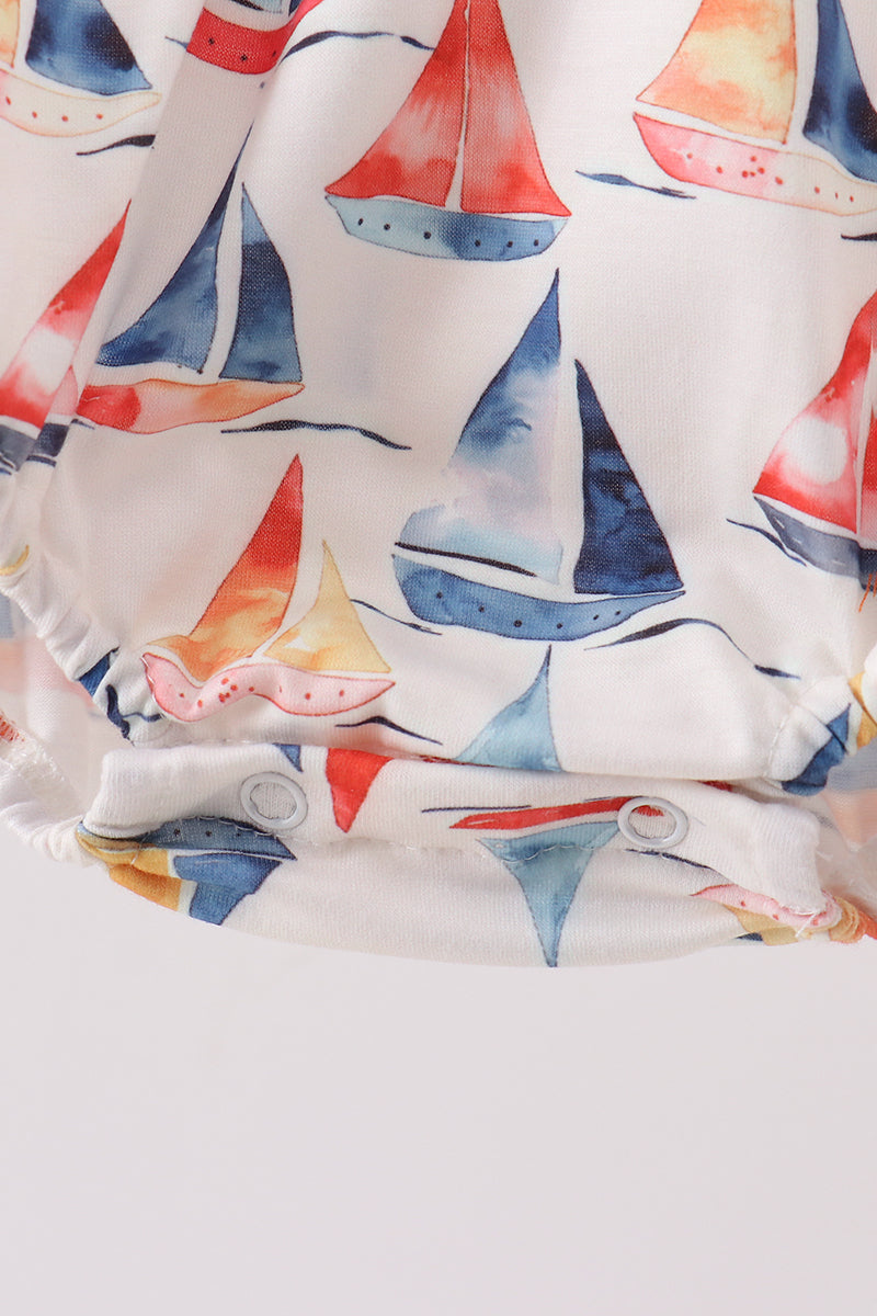 Sailboat Smocked Bubble