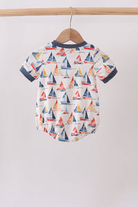 Sailboat Smocked Bubble