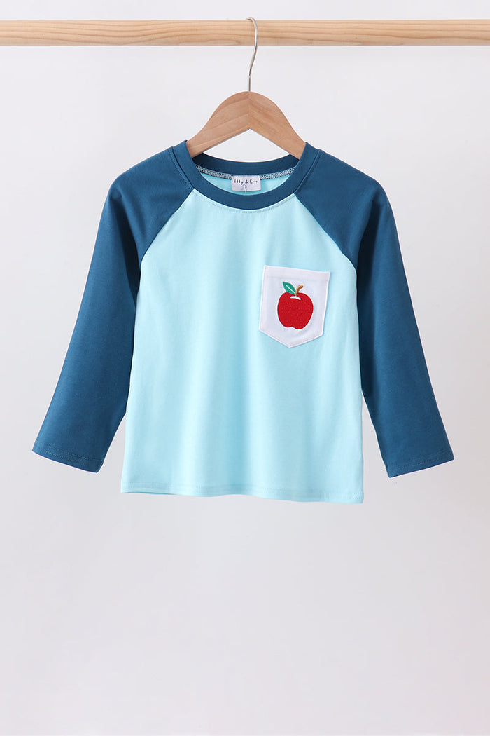 Apple Embroidered Top
