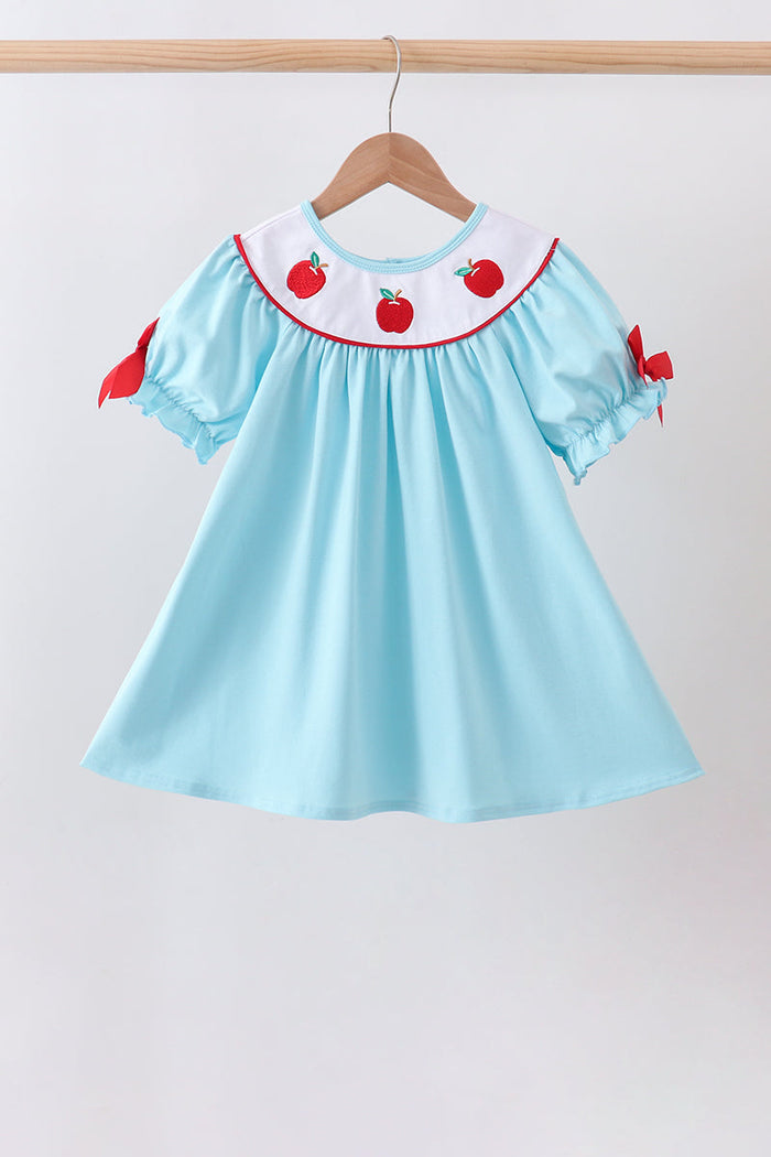 Apple Embroidered Dress