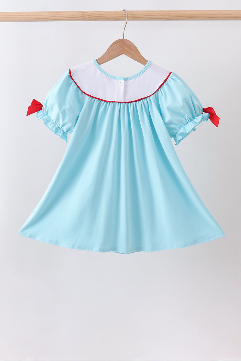 Apple Embroidered Dress