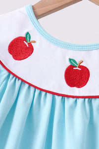 Apple Embroidered Pants Set