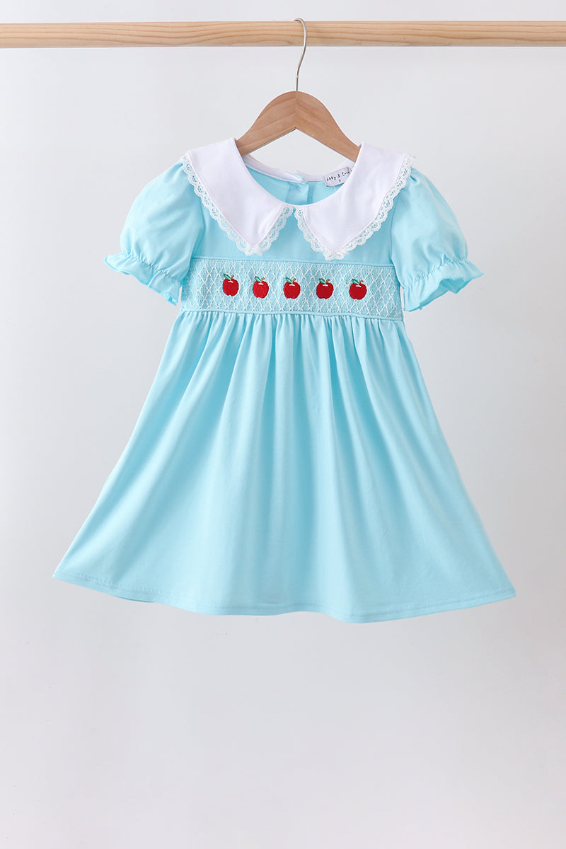 Apple Smocked Lace Dress