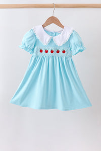 Apple Smocked Lace Dress