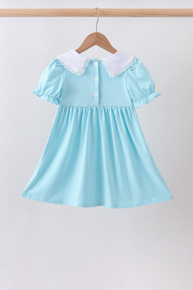 Apple Smocked Lace Dress