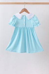 Apple Smocked Lace Dress