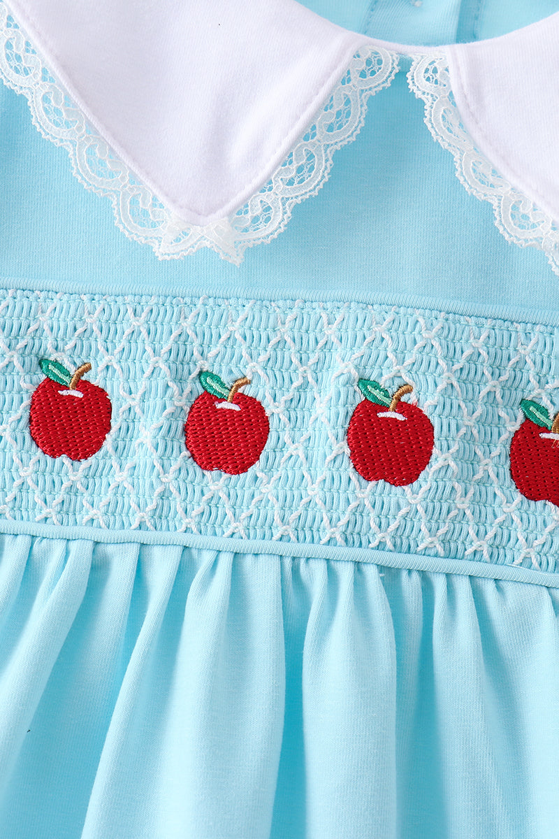 Apple Smocked Lace Dress