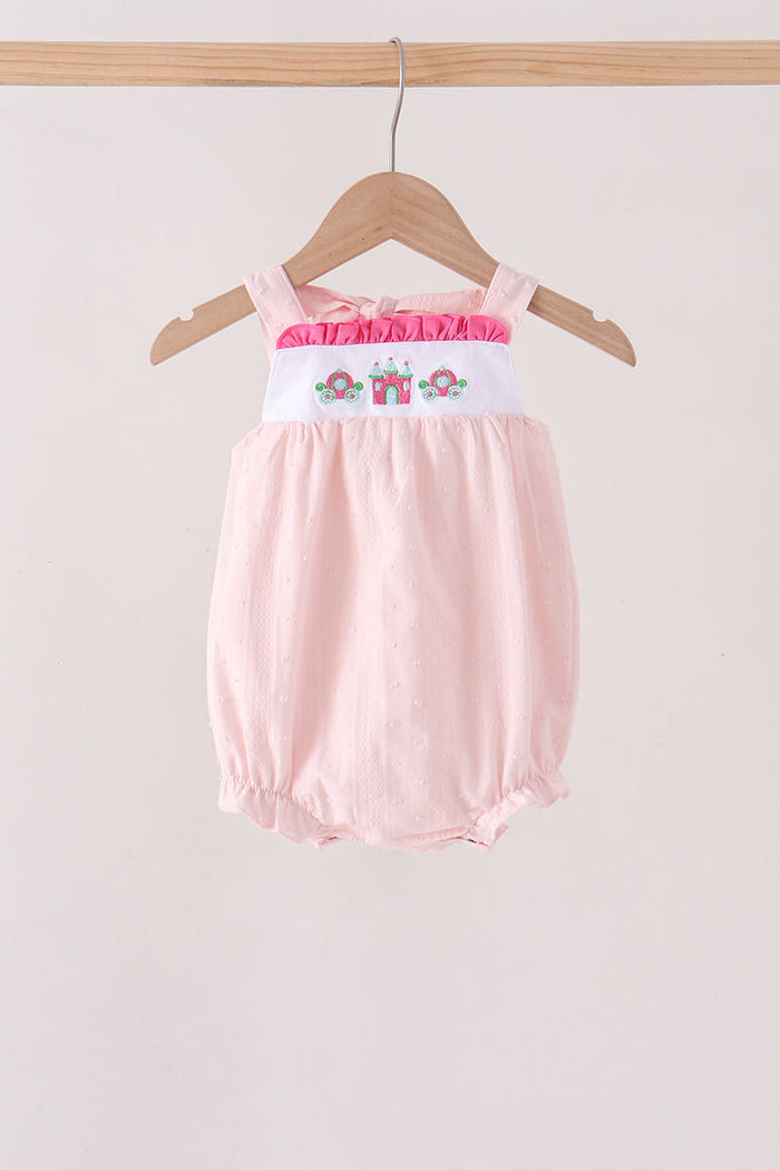 Castle Embroidery Jacquard Bubble