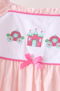 Castle Embroidery Jacquard Pants Set