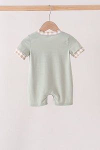 Scarecrow Embroidery Romper
