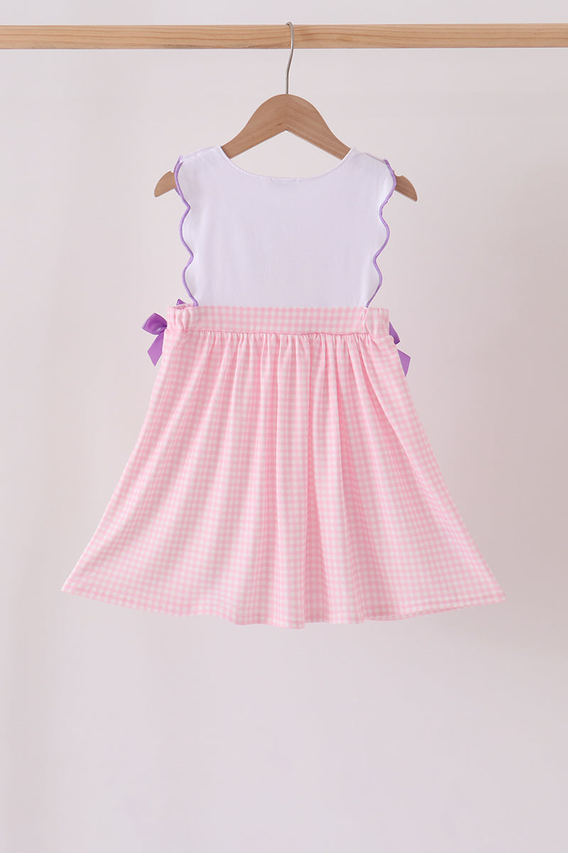 Puppy Pumpkin Applique Dress