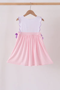 Puppy Pumpkin Applique Dress