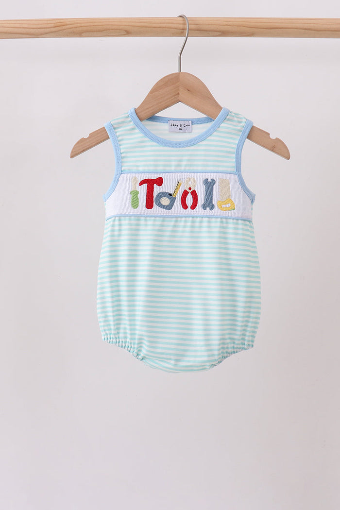 Tool Smocked Stripe Bubble