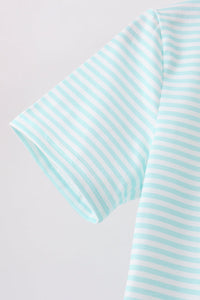 Tool Embroidery Stripe Shirt