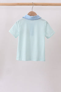 Tool Embroidery Stripe Shirt