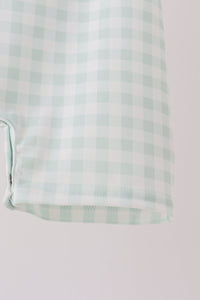 Pumpkin embroidery gingham jon jon
