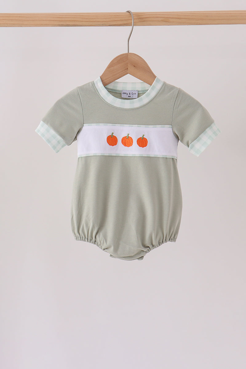 Pumpkin embroidery bubble