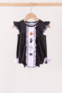 Ghost spider embroidery ruffle bubble
